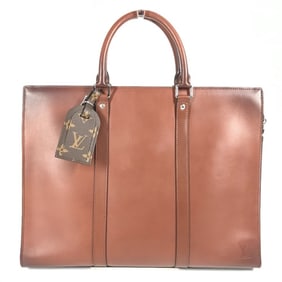 LOUIS VUITTON M55733 Monogram Sac Plat Horizontal Zip Handbag/Briefcase/Document Bag/Business Bag in