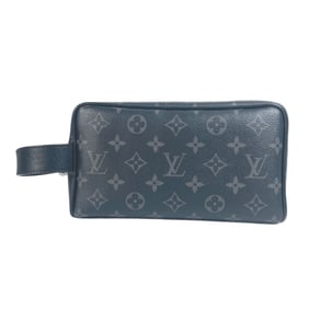 LOUIS VUITTON M83113 Monogram Eclipse Rocker Dopp Kit Pouch Clutch Bag/Second Handbag in Canvas,