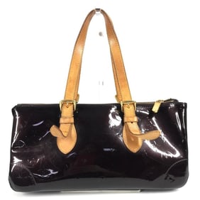 LOUIS VUITTON M93510 Monogram Vernis Rosewood Avenue Shoulder Bag in Canvas, Unisex, Amaranth Purple