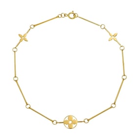 Louis Vuitton Cheville Anklet, 24cm, 18K Yellow Gold (750)