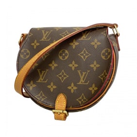 Louis Vuitton Monogram Tan Blanc Shoulder Bag M51179 Brown Women's