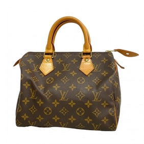 Louis Vuitton Monogram Speedy 25 Handbag M41109 Brown Women's