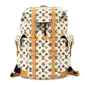 Louis Vuitton Monogram Craggy Christopher MM Backpack in Vanilla (M25240)