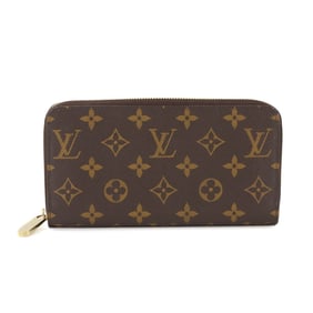 Louis Vuitton Monogram Zippy Wallet, Round Long Brown, M42616, RFID Wallet