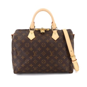 Louis Vuitton Monogram Speedy Bandouliere 30 2-way Hand/Shoulder Bag, Brown, M41112, RFID,