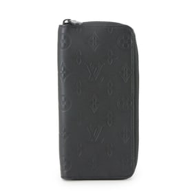 Louis Vuitton Monogram Shadow Zippy Wallet Vertical Long in Black Leather (M62902) RFID
