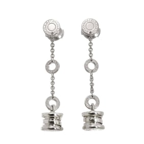 BVLGARI B.zero1 Element Earrings in 18K White Gold (750)