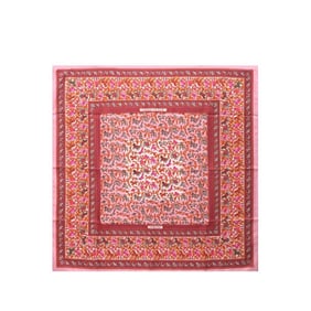Hermes Hermès Carre 90 Large Scarf, Indian Hunting 100% Silk, Rose Cuivre