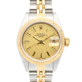 Rolex Datejust No. 89, 18K Yellow Gold and Stainless Steel, Women's Watch, Gold, 69173