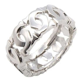 Cartier Entrelacé Ring, 18K White Gold, Women's, Silver