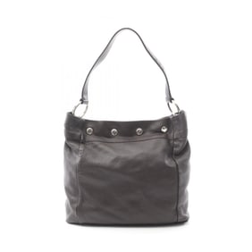 Prada shoulder bag, leather, women's, brown