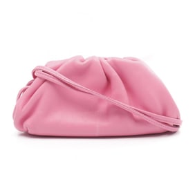 Bottega Veneta Nappa Coin Holder Shoulder Bag, Leather, Women's, Pink