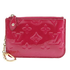 Louis Vuitton Pochette Cle NM Coin Case M90312 Monogram Vernis Hot Pink 2016 SN1146 Women's