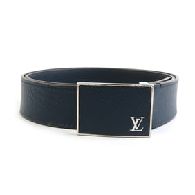 Louis Vuitton Taiga Santur Metropole Belt, Navy, Men's, M9060, r10812a