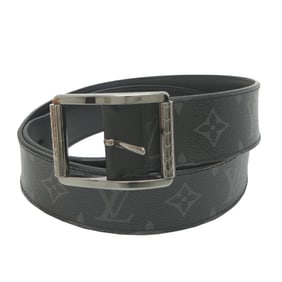 Louis Vuitton Santur Reverso #90 Men's Belt M9044 Monogram Eclipse Black