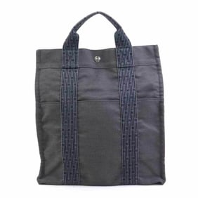Hermes Hermès Air Line Ad MM Backpack, Canvas, Dark Gray and Silver, Men's Women's, e60931g