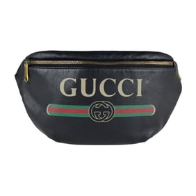 Gucci Waist Bag/Body Bag in Black Leather for Men and Women, 530412 z7131