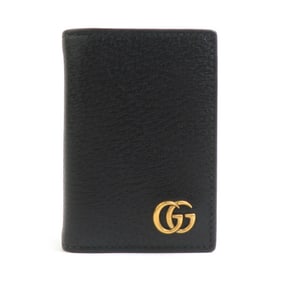 Gucci GG Marmont Leather Business Card Case in Black for Men and Women, 428737 r10811a