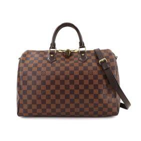 Louis Vuitton Damier Speedy Bandouliere 35 2-way Ebene Handbag N41182