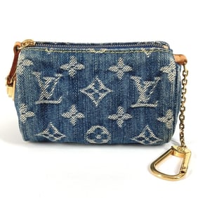 LOUIS VUITTON M95082 Monogram Denim Truth Speedy PM with Key Ring, Coin Case, Wallet, Charm, Pouch,