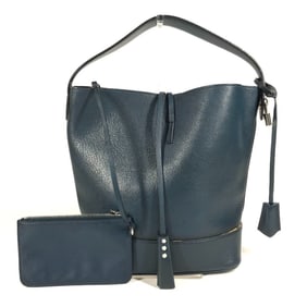LOUIS VUITTON M94588 Cuir Nuance Shoulder Bag with Pouch, NN14GM, Unisex, Blue Leather