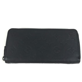 LOUIS VUITTON M11721 Taurillon Monogram Zippy Wallet, Horizontal, Round Zipper, Long Maurice,