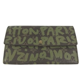 LOUIS VUITTON M92188 Old Monogram Graffiti Pochette Porte Monnaie Credit Flap Long Wallet in Canvas,