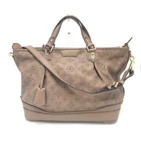 LOUIS VUITTON M93175 Stella PM 2-Way Tote Bag/Handbag Monogram Mahina Women's Beige