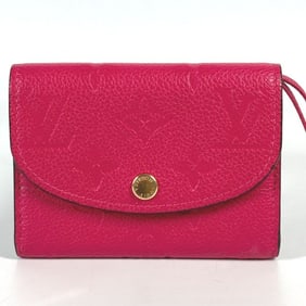 LOUIS VUITTON M81521 Monogram Empreinte Porte Monnaie Rosalie Compact Wallet, Bi-fold Leather,