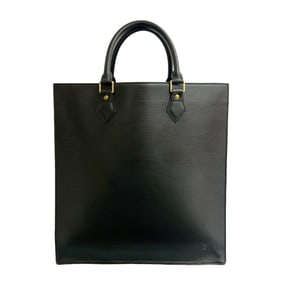 LOUIS VUITTON Vintage Sac Pla Epi Leather Handbag/Mini Tote Bag in Noir (09119)