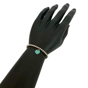 TIFFANY & Co. Tiffany Return to Heart Tag Sterling Silver Bracelet/Bangle 88615