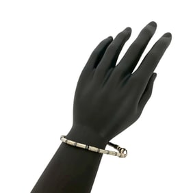 TIFFANY & Co. Tiffany Aztec Zigzag Bracelet, 925 Sterling Silver, Bangle, Men's/Women's, 13340