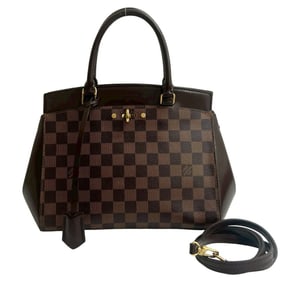 LOUIS VUITTON Rivoli BB Damier Leather 2-Way Handbag, Tote Bag, Shoulder Brown, 26906