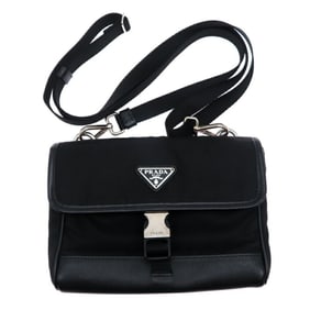 Prada Re-Nylon Smartphone Case for Men and Women, 2ZH108, Black