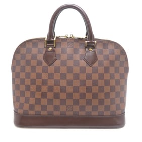 Louis Vuitton Alma Women's Handbag N51131 Damier Ebene (Brown)