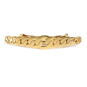 Louis Vuitton LOUIS VUITTON Barrette Hair Accessory LV Accessoires 2D Metal Gold Women's M00403