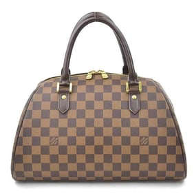 Louis Vuitton Damier Rivera MM Handbag in Canvas, Brown and Gold, Women's, N41434 e60935a