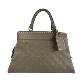 Louis Vuitton Monogram Empreinte Vosges Handbag/Shoulder Bag, Khaki, Women's, M43250 z7123