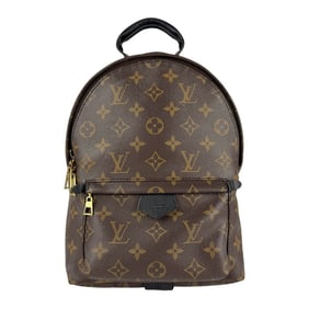 Louis Vuitton Monogram Palm Springs Backpack PM, Canvas, Brown, Women's, M44871 z7122