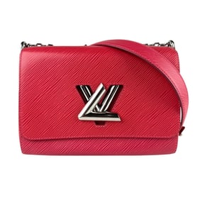Louis Vuitton Epi Twist MM Shoulder Bag in Red Leather, Women's, z7153