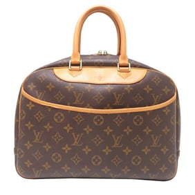 Louis Vuitton Deauville Women's Handbag M47270 Monogram Brown