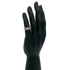 TIFFANY & Co. Tiffany Atlas Ring, 925 Sterling Silver, Size 11, Women's, 93820
