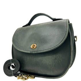 Coach Old Glovetanned Leather Shoulder Bag, 2-Way, Crossbody, Green, E9 00s, 242 Bag