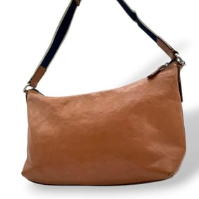 Coach Hobo Shoulder Bag, Crossbody, Leather, F70559, Brown, Silver Hardware, Logo Tag, COACH s6