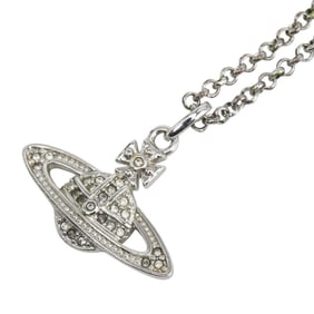 Vivienne Westwood Orb Rhinestone Necklace in Silver Metal for Women