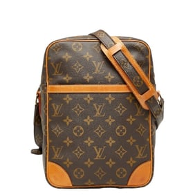 Louis Vuitton Monogram Danube GM Crossbody Shoulder Bag M45262 Brown PVC Leather Women's LOUIS