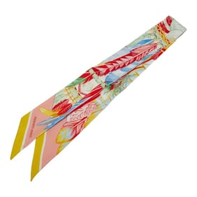 Hermes Hermès Twilly Danse Pacifice Scarf in Pink Multicolor for Women