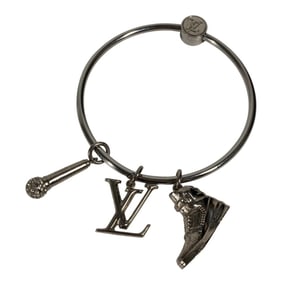 LOUIS VUITTON M68854 Mike Rhinestone Sneaker Porte-Clés Round Ring Bag Charm Key Keychain Metal