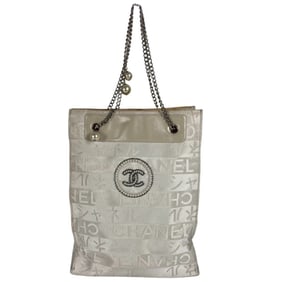 CHANEL Ephemer Japan Exclusive Ginza Logo CC Coco Mark Double Chain Vertical Shoulder Bag