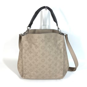LOUIS VUITTON M50032 Monogram Mahina Babylon PM Tote Bag, 2-Way Shoulder Leather, Women's, Gallé